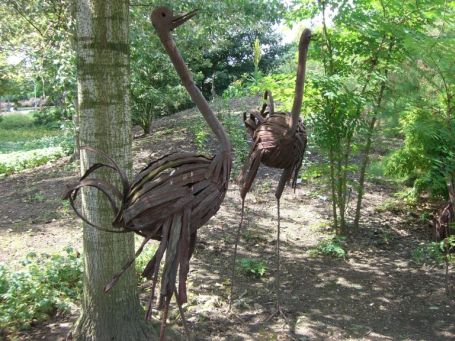 Kevelaer-Twisteden : Plantaria, Park, Emu-Skulpturen
